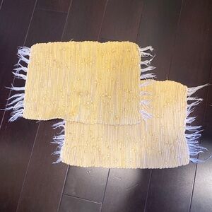 Chindi rag placemats - set of 2
